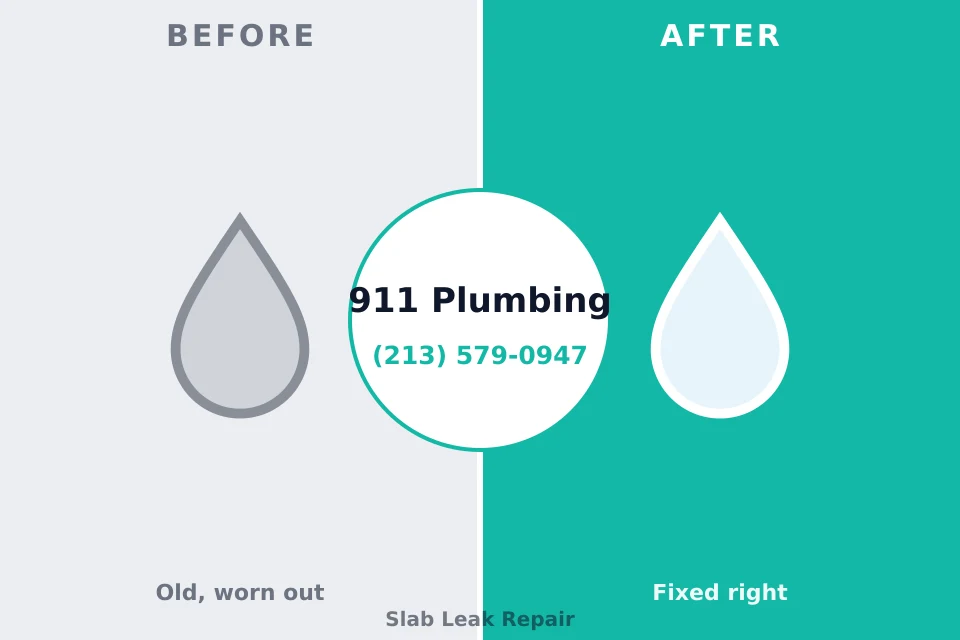 Before and after: plumbing repair Chestnut Ridge, NY